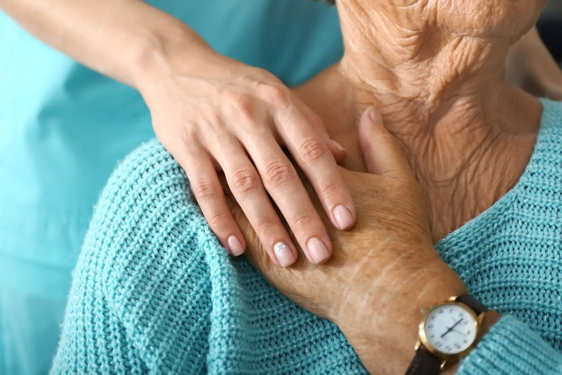 Betreuungskraft bei der häuslichen Pflege einer Seniorin