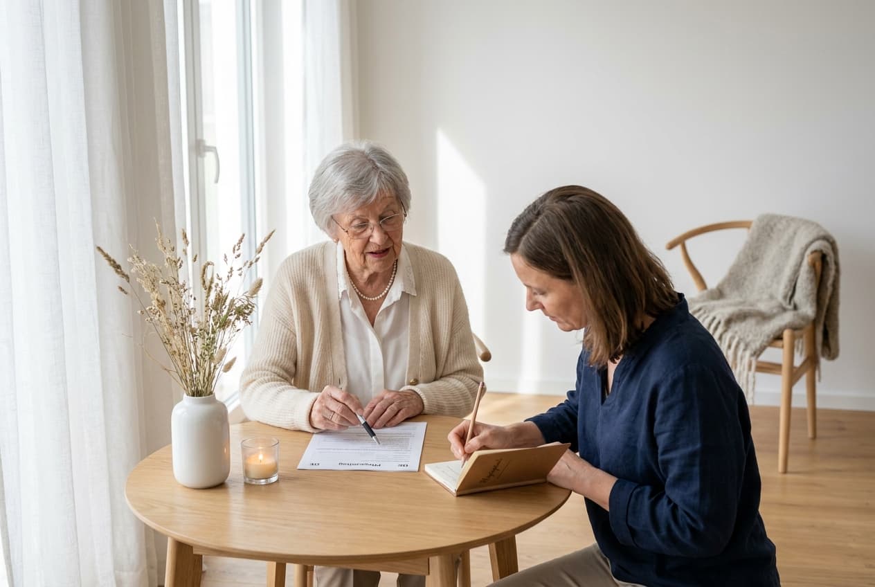 Pflegegrad beantragen: Antragsformular der Pflegekasse mit Pflegetagebuch