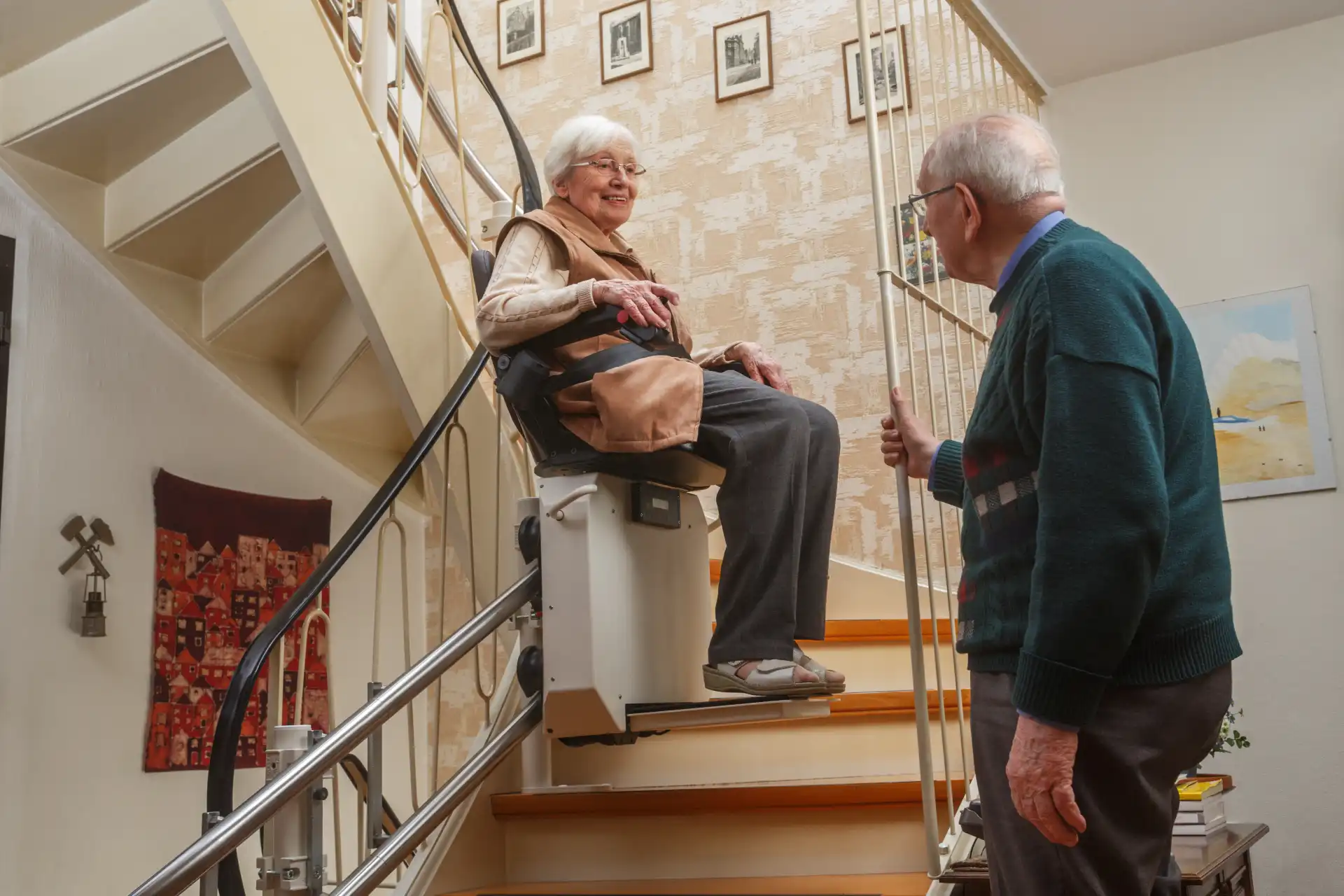 Antragsunterlagen für einen Treppenlift